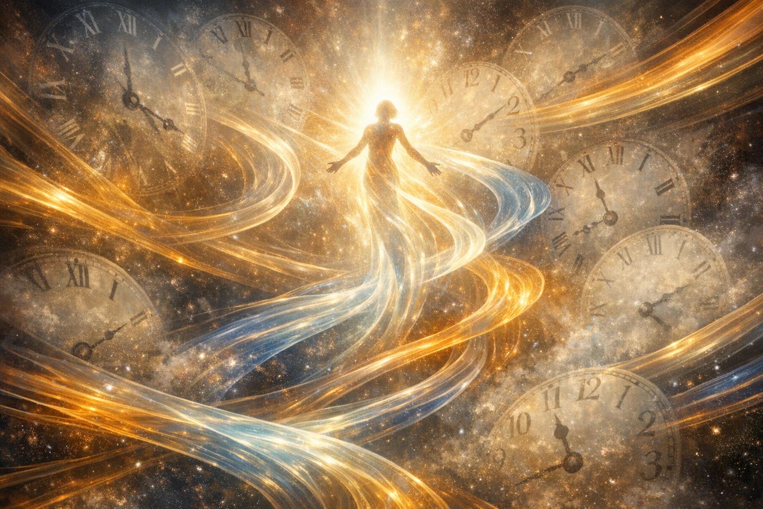 Symbolic representation of focused attention and mindfulness through a crystal lens opening slowly.