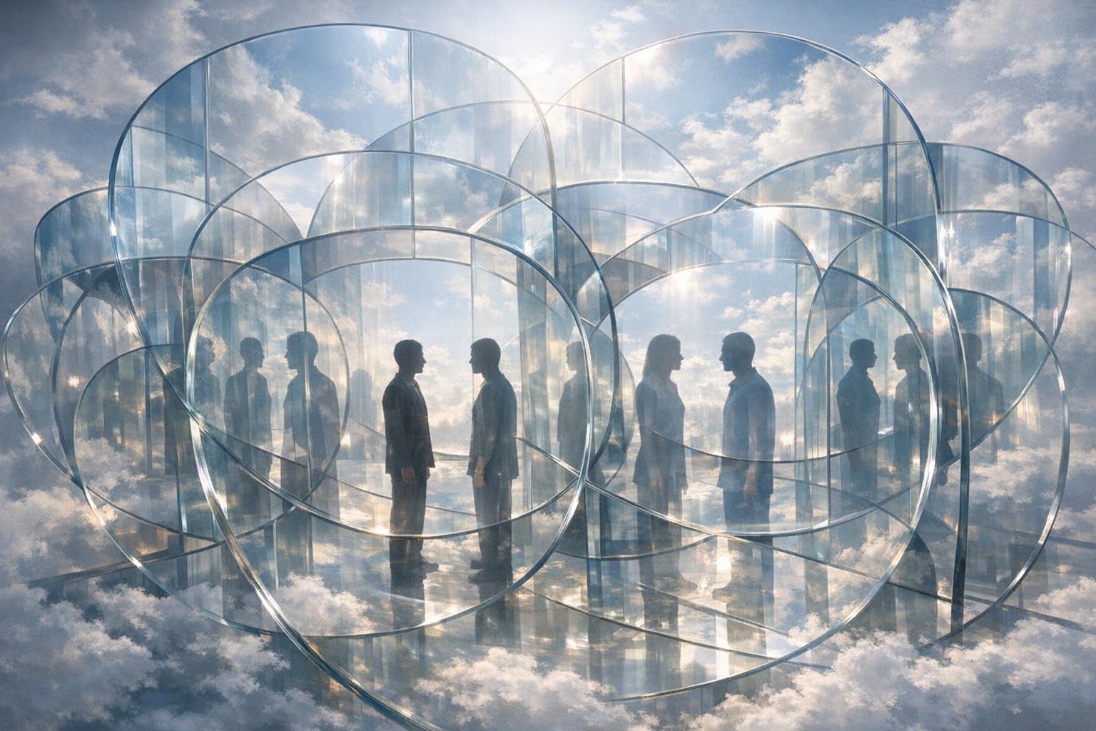 Pathway symbolizing mental separation and renewal amidst external challenges and disorder