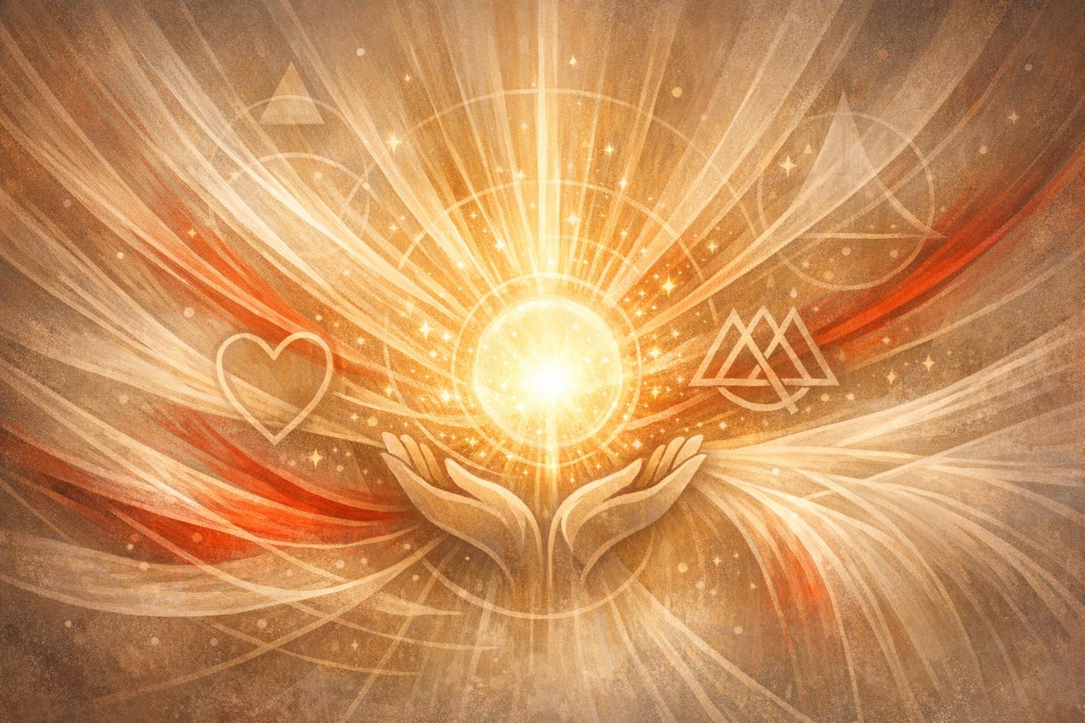 Abstract visualization of divine abundance and generosity symbolized by radiant light streams emanating from a central source, embodying trust and flow of giving.

