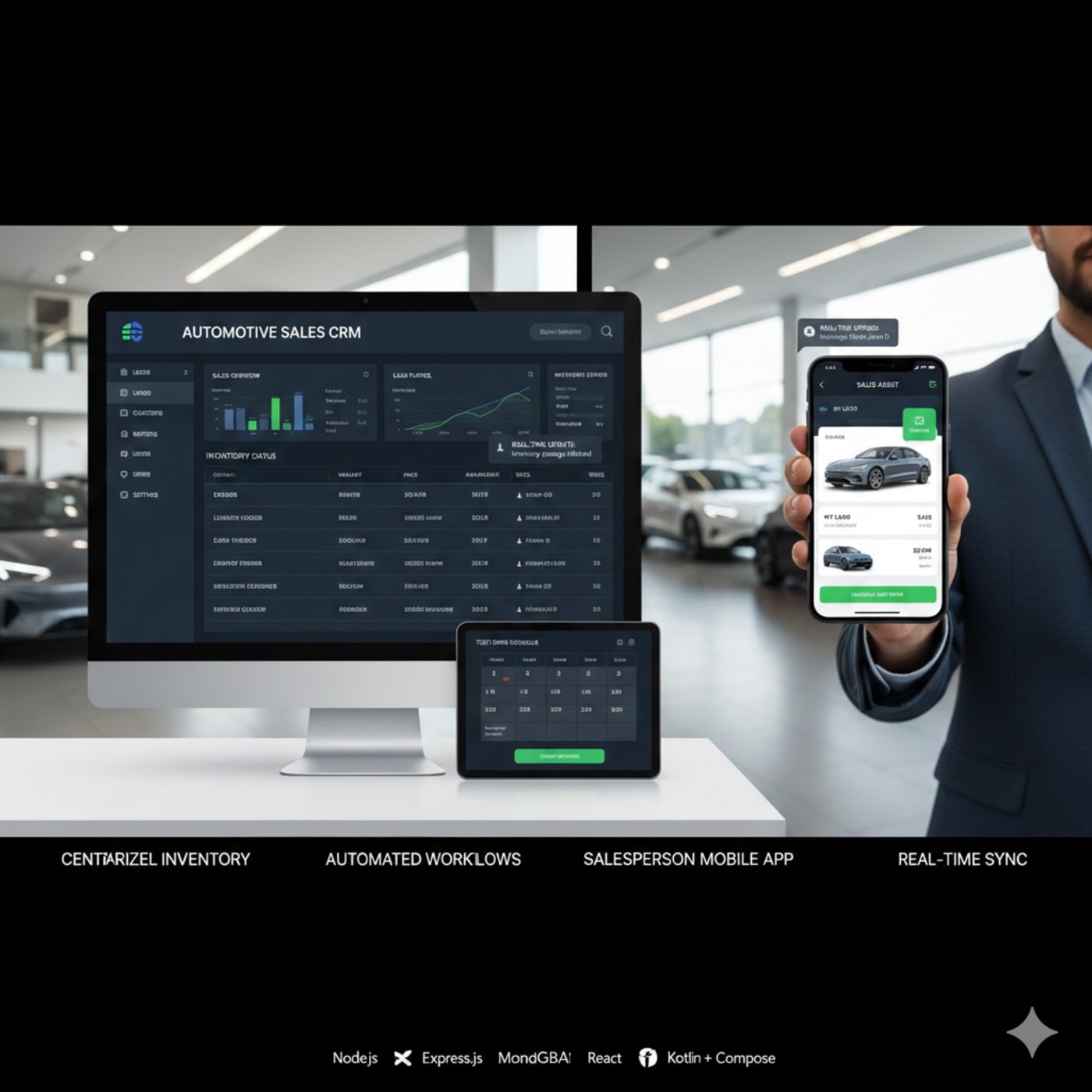 Dealership CRM product preview