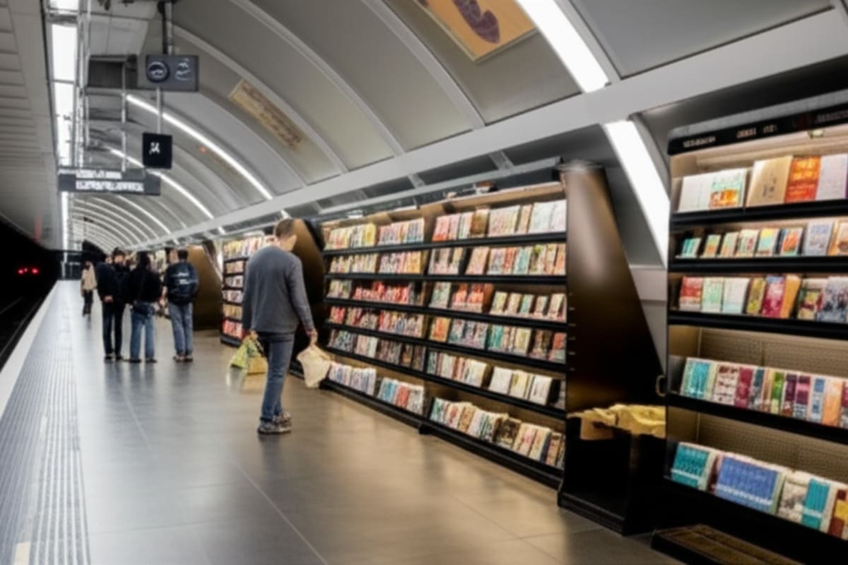 Warsaw's Underground Oasis: Metro Station Becomes 'Express' Library