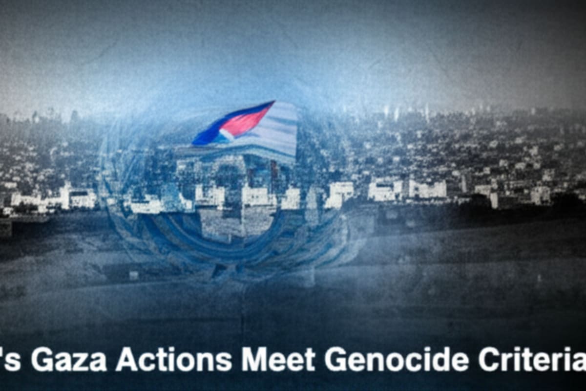 UN: Israel's Gaza Actions Meet Genocide Criteria