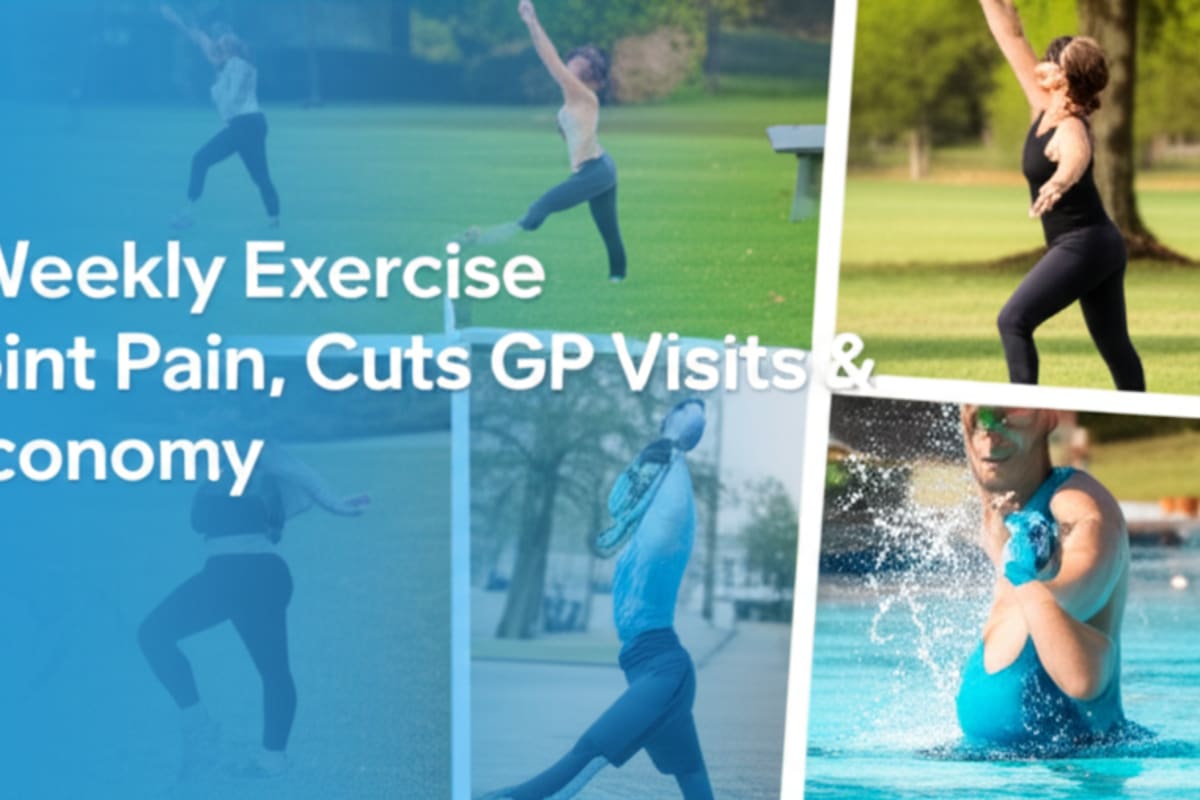 2 Hours Weekly Exercise Halves Joint Pain, Cuts GP Visits & Boosts Economy