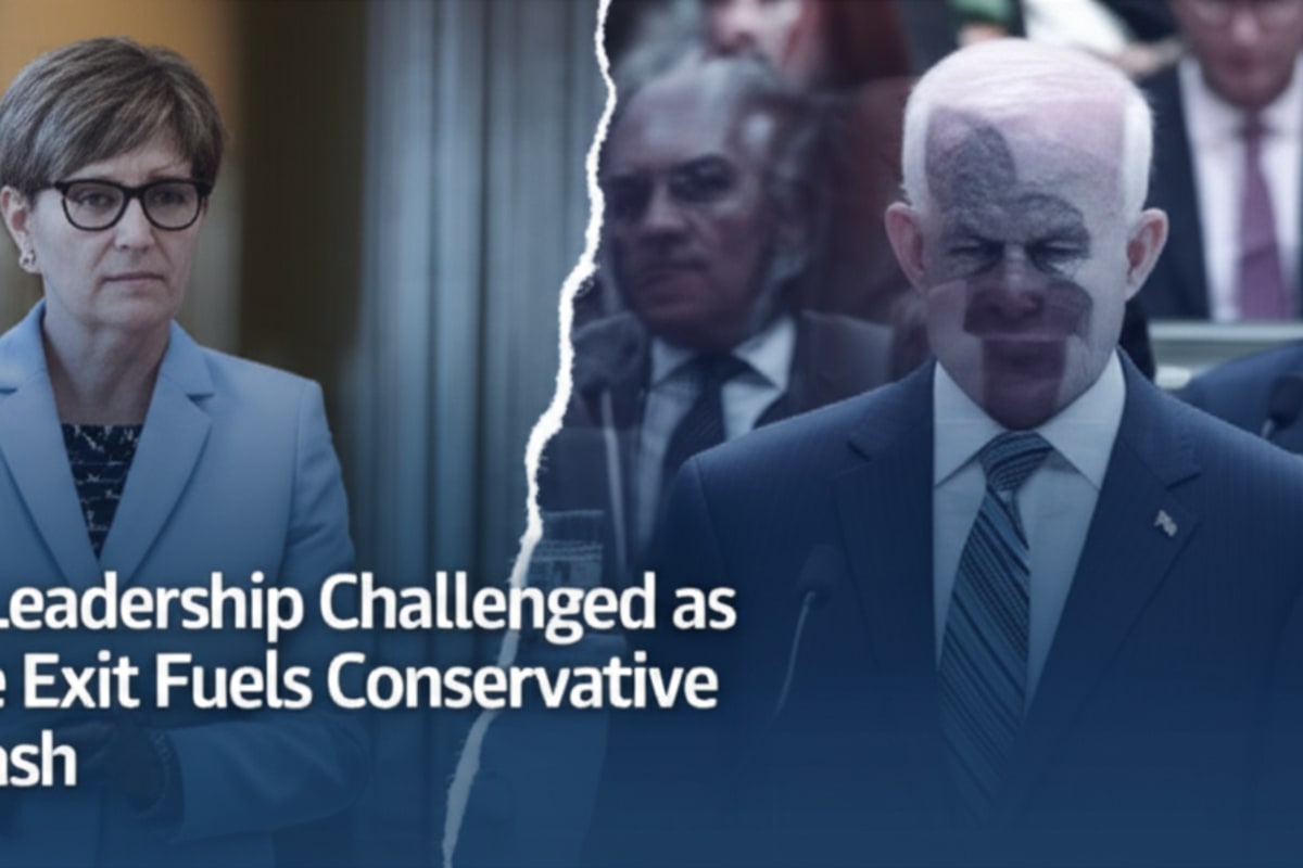 Ley's Leadership Challenged as Hastie Exit Fuels Conservative Backlash