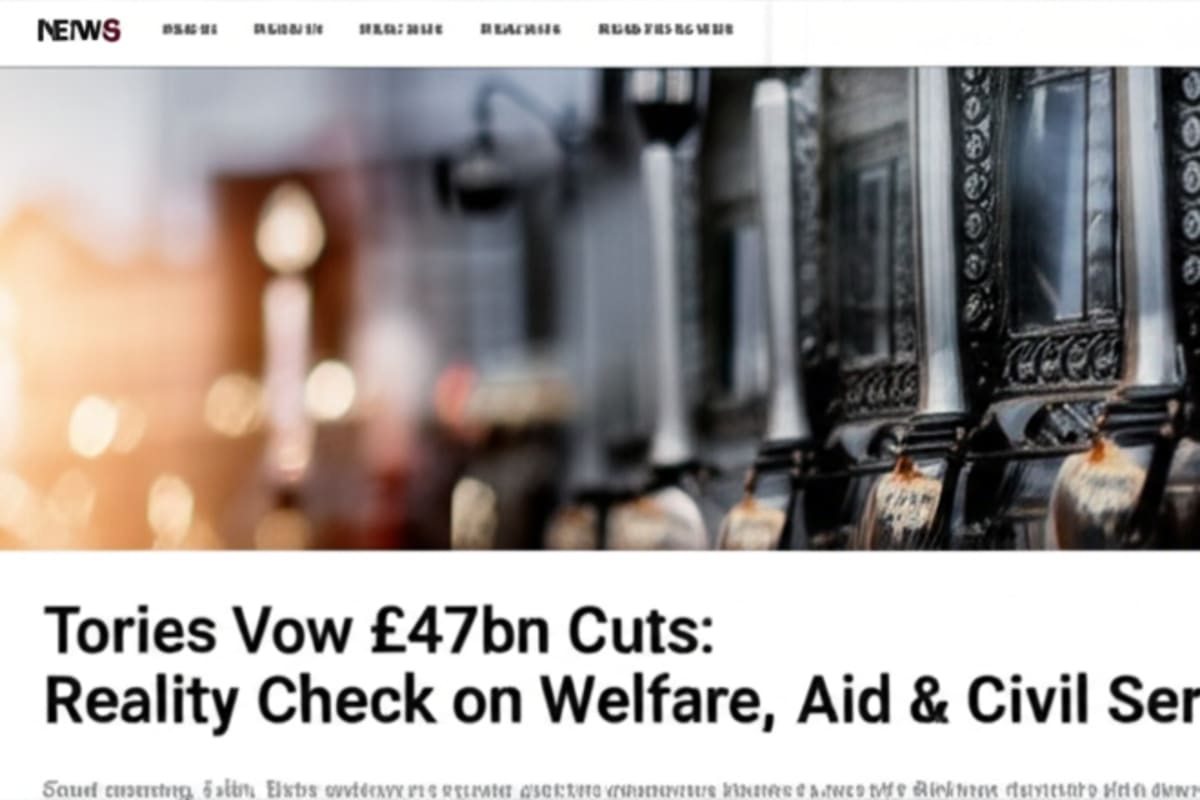 Tories Vow £47bn Cuts: Reality Check on Welfare, Aid & Civil Service