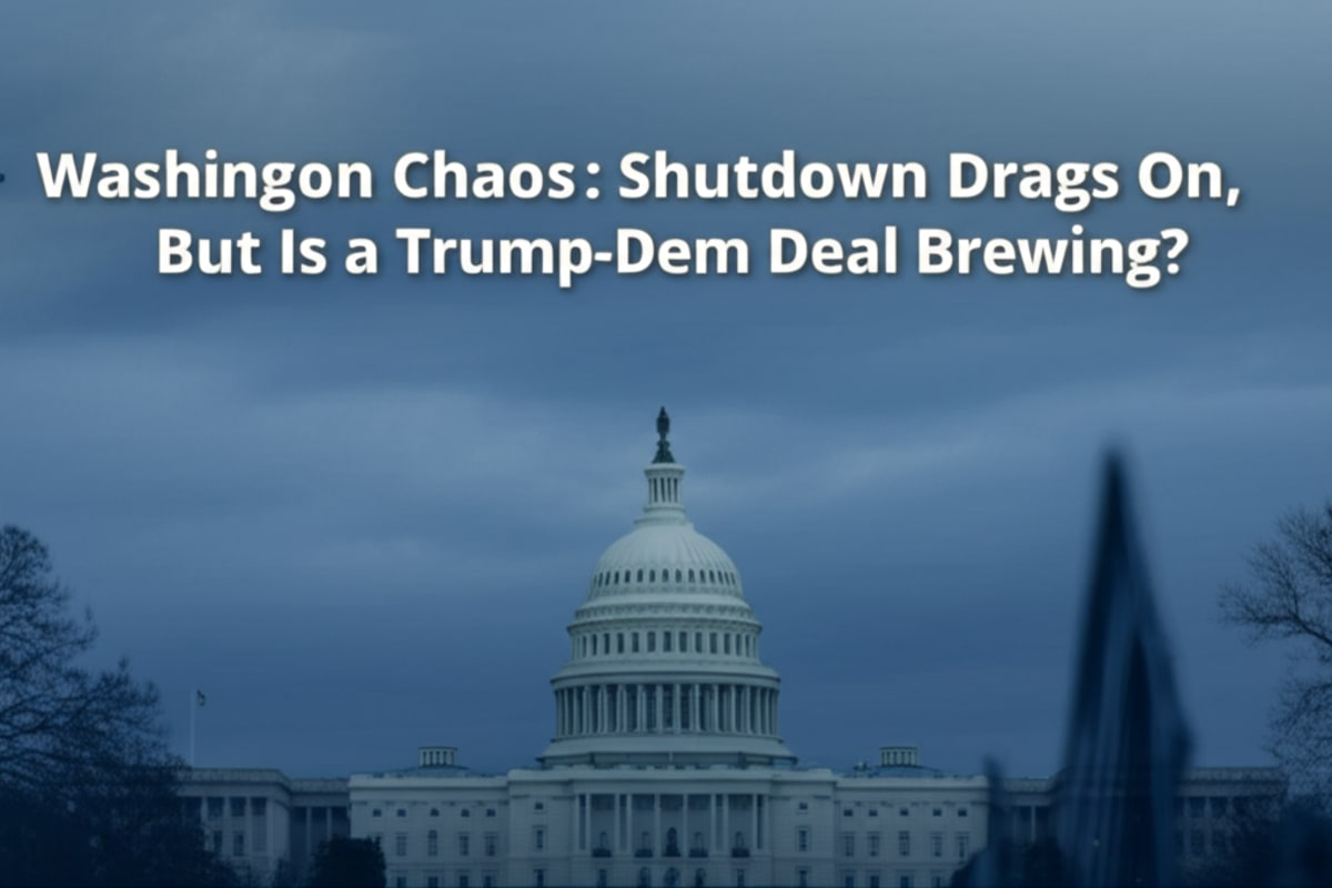 Capitol Chaos: Shutdown Drags On, But Is a Trump-Dem Deal Brewing?