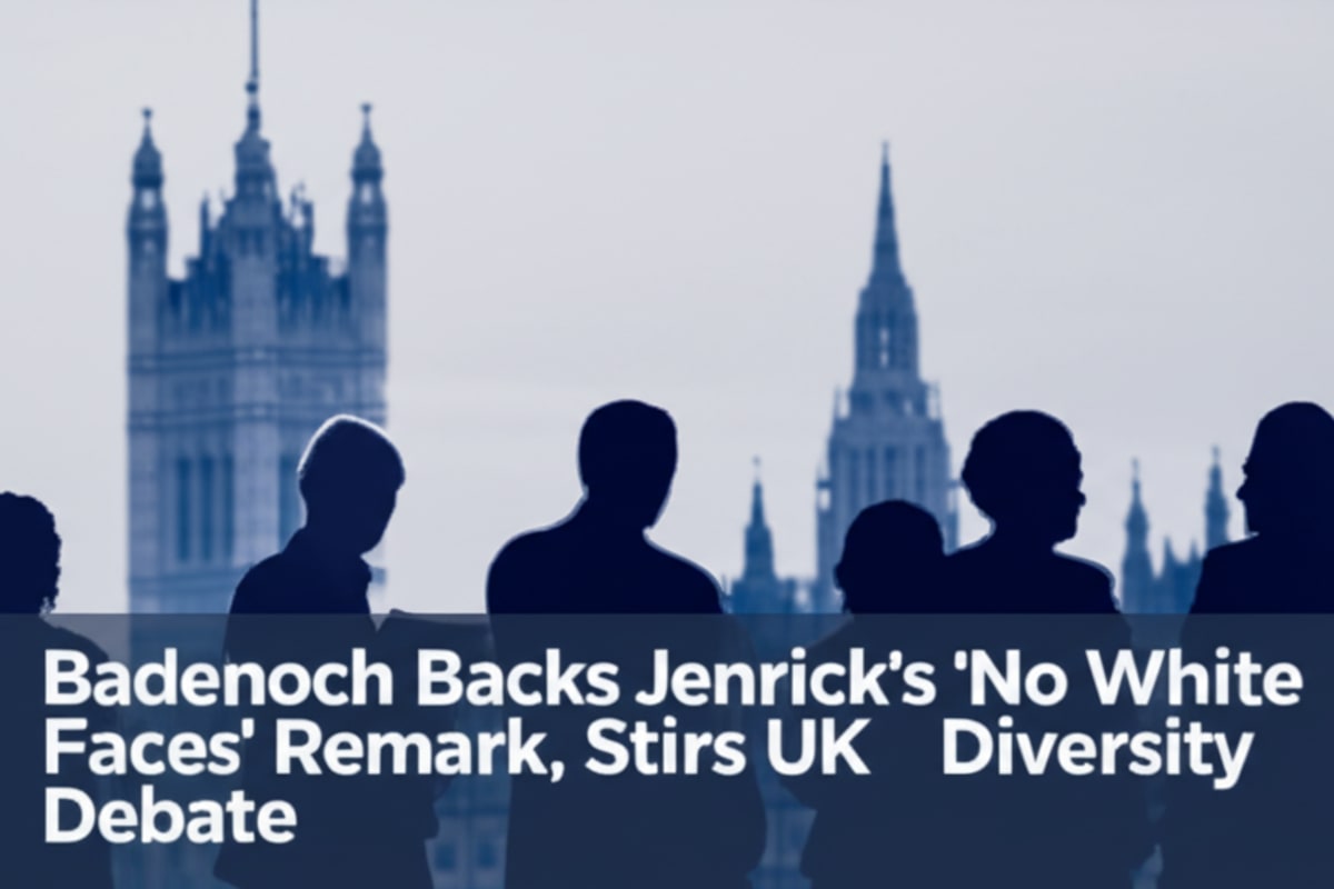 Badenoch Backs Jenrick's 'No White Faces' Remark, Stirs UK Diversity Debate