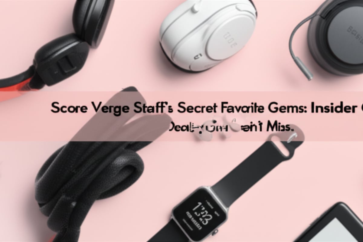 Score Verge Staff's Secret Favorite Gadgets on Sale!