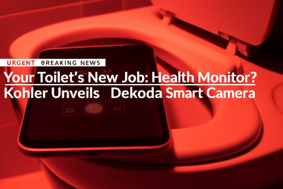 Your Toilet's New Job: Health Monitor? Kohler Unveils Dekoda Smart Camera