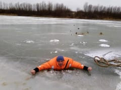 Рыбаков Мордовии предостерегают от выхода на тонкий лёд