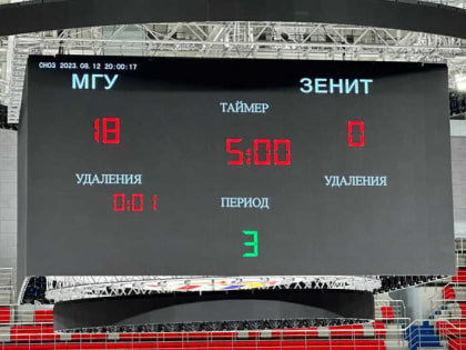 Хоккеисты МГУ имени Огарева обыграли пензенский «Зенит»