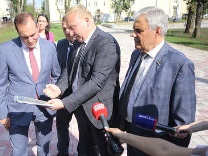 В Рузаевке завершается благоустройство сквера по улице Революции 1905 года 