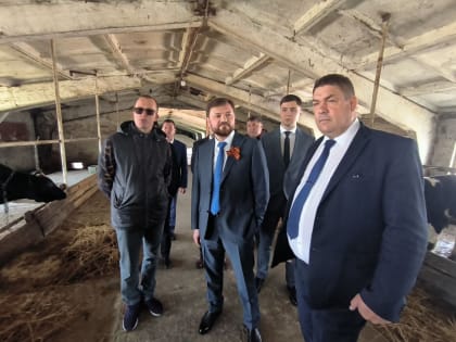 Дмитрий Поздняков с рабочей поездкой побывал в Дубенском районе