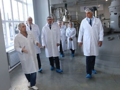 Делегация Беларуси посетила фармацевтическое предприятие в Саранске