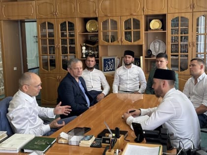 Встреча муфтия с ректором МГУ им Н.П. Огарева