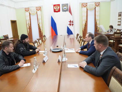 Глава Мордовии встретился с предводителем «Ночных волков» Александром Залдастановым