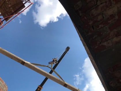 На строительстве Спасского храма-часовни проходят заключительный работы