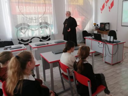 В Аловской СОШ Атяшевского района прошел открытый урок ОПК на тему «Первородство»