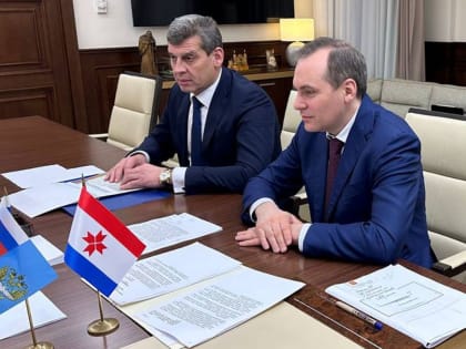 Глава Мордовии и Андрей Костюк обсудили перспективы развития дорожной инфраструктуры республики