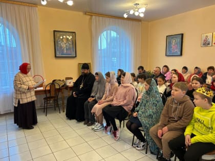 Пасхальное торжество в воскресной школе «Солнечный лучик» при Михайловском приходе п.Чамзинка