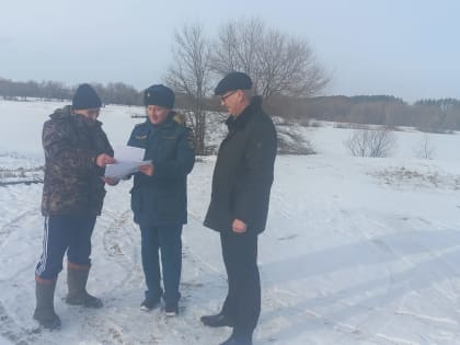 В Саранске проводятся рейды по предупреждению выхода на лёд людей и выезда автотранспорта на водоёмы в местах, где выставлены запрещающие знаки