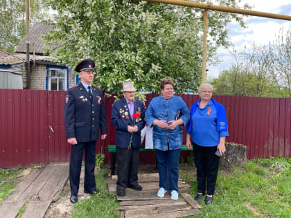 Молодогвардейцы Республики Мордовия поздравили Ветеранов с наступающим Днем Победы