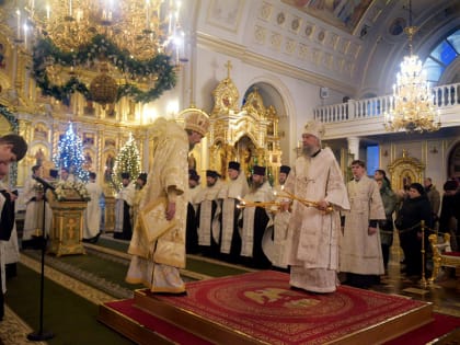 Великая вечерня в праздник Рождества Господа Бога и Спаса нашего&nbsp;Иисуса&nbsp;Христа