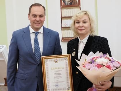 Ольга Македонская награждена Почетным знаком Главы Республики Мордовия