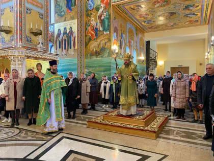 Вход Господень в Иерусалим (Вербное воскресенье) в Андреевском кафедральном соборе п.Атяшево