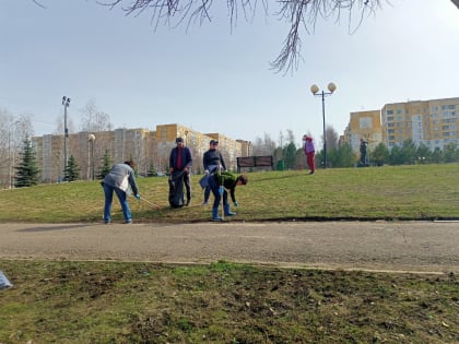 Пролетарском районе г.о. Саранск состоялась уборка в рамках акции 