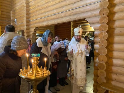 Всенощное бдение накануне праздника Обрезания Господня на Лукинском архиерейском подворье г.Саранска