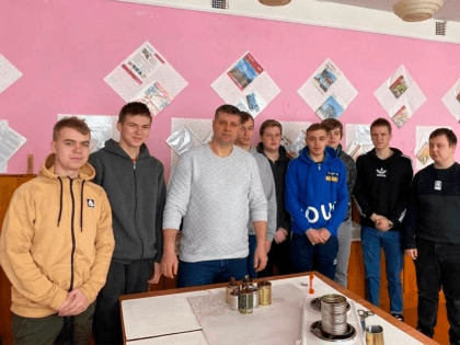 Мастер-класс «Окопная свеча»