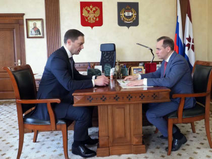 Артём Здунов провел встречу с заместителем министра экономического развития РФ Муратом Керефовым