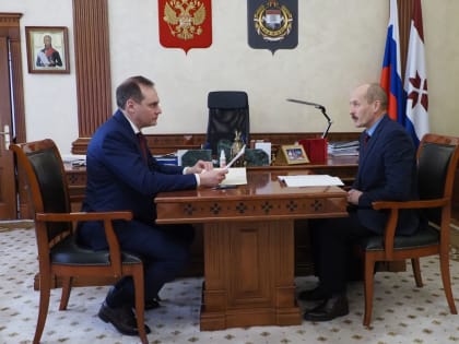 Артём Здунов и Валерий Кияйкин обсудили итоги работы судебной системы Мордовии в минувшем году