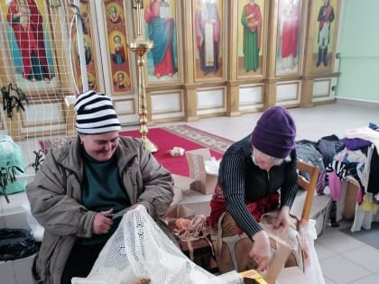 Маскировочные сети плетут в мордовском храме