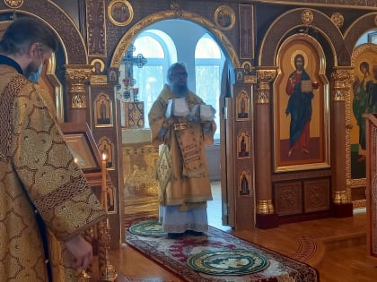 13 февраля, в Неделю о мытаре и фарисее митрополит Саранский и Мордовский совершил Божественную литургию