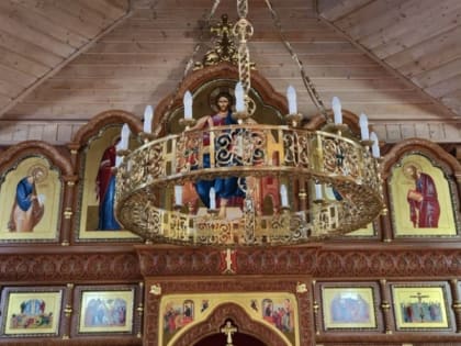 В храме Саранска появилось новое паникадило