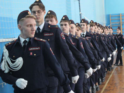 Саранские школьники участвовали в смотре строя и песни и «А ну-ка, парни!»