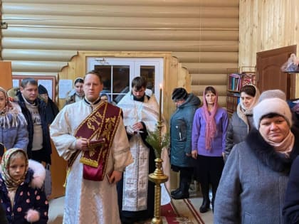 Великое повечерие и Утреня в храме Новомучеников и Исповедников Российских г.Ардатова