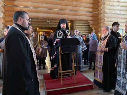 Великое повечерие с чтением покаянного канона Андрея Критского на Лукинском архиерейском подворье г.Саранска