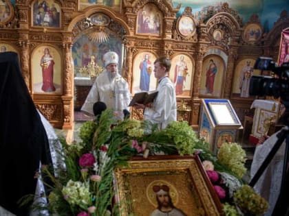 В Мордовии освятили соборный храм Александро-Невского Кимляйского монастыря