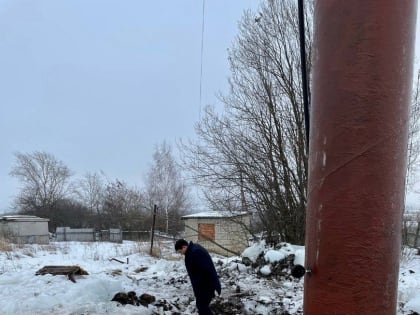 Новую водонапорную башню установили в мордовском селе