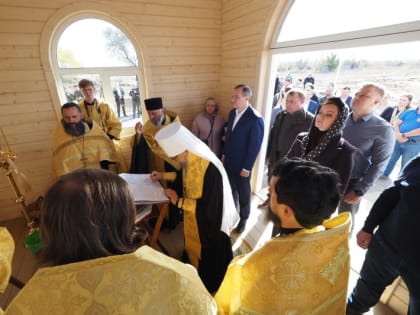 В Каланчаке открыли часовню святого праведного воина Феодора Ушакова