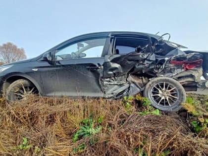 В Мордовии столкнулись две иномарки, один человек госпитализирован