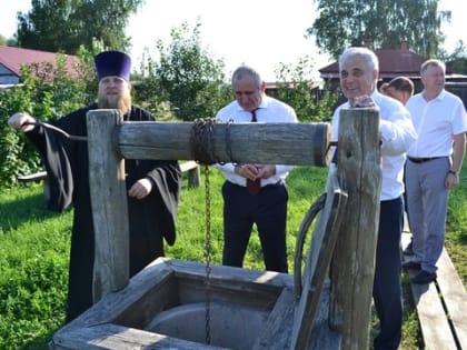 Владимир Чибиркин и Сергей Неверов посетили село, где прошло детство Патриарха Кирилла