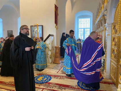 В Свято-Троицком женском монастыре с.Сканово Сердобской епархии совершили празднование иконы Божией Матери «Трубчевская»