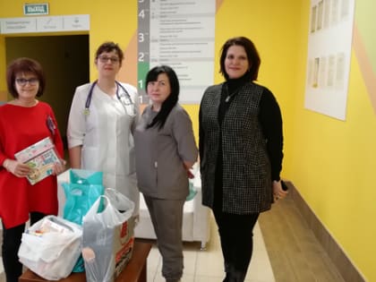 Комиссией по культмассовой работе проведена благотворительная акция для детей