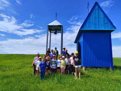 Для детей летнего лагеря при Ковылкинской школе была организованна экскурсия «По святым местам родного края»
