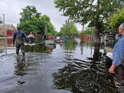 На приходах объявлен сбор помощи пострадавшим от наводнения в Херсонской области