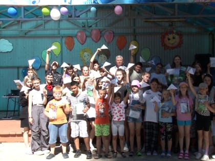 Дети из "Орленка" стали участниками проекта "Автогородок - Азбука ПДД"